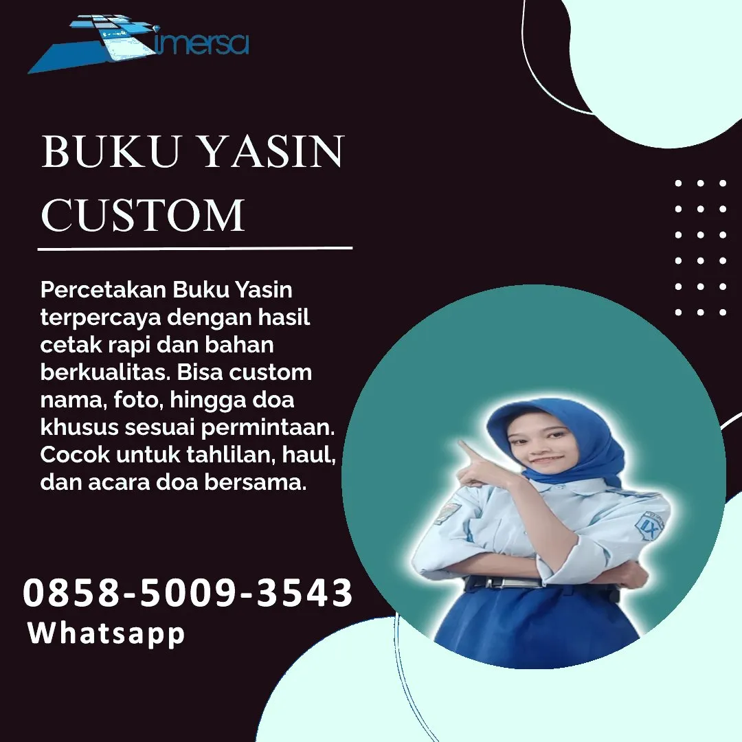 0858-5009-3543 (WA) Jasa Cetak Buku Yasin Temanggung, Tempat Cetak Buku Yasin di Temanggung, Cetak Buku Yasin Custom Temanggung, Cetak Buku Yasin Murah Temanggung, Buku Yasin dan Tahlil Temanggung, Cetak Buku Yasin Terdekat Temanggung, Jual Buku Yasin di Temanggung