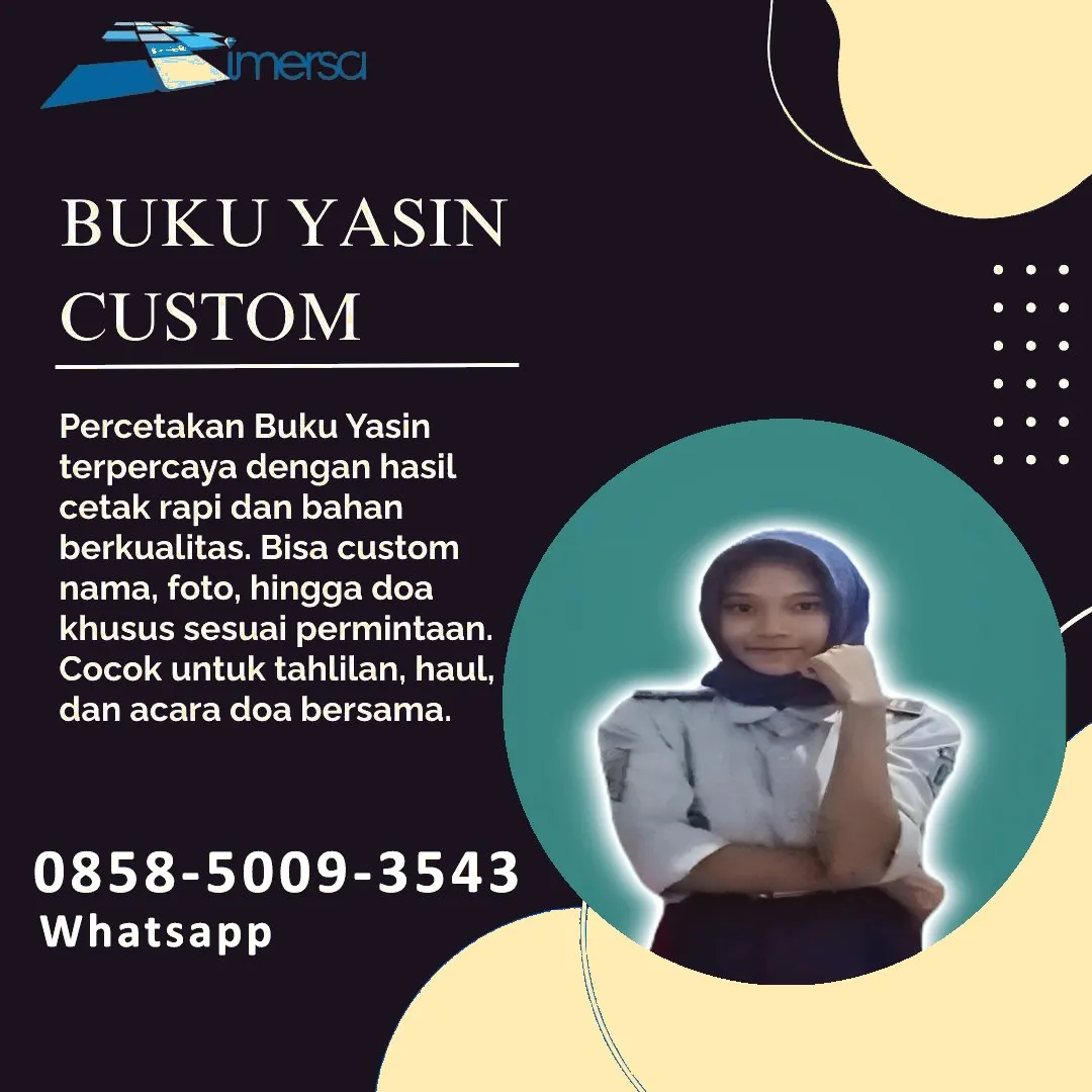 Cetak Buku Yasin Wonogiri 0858-5009-3543 (WA)
