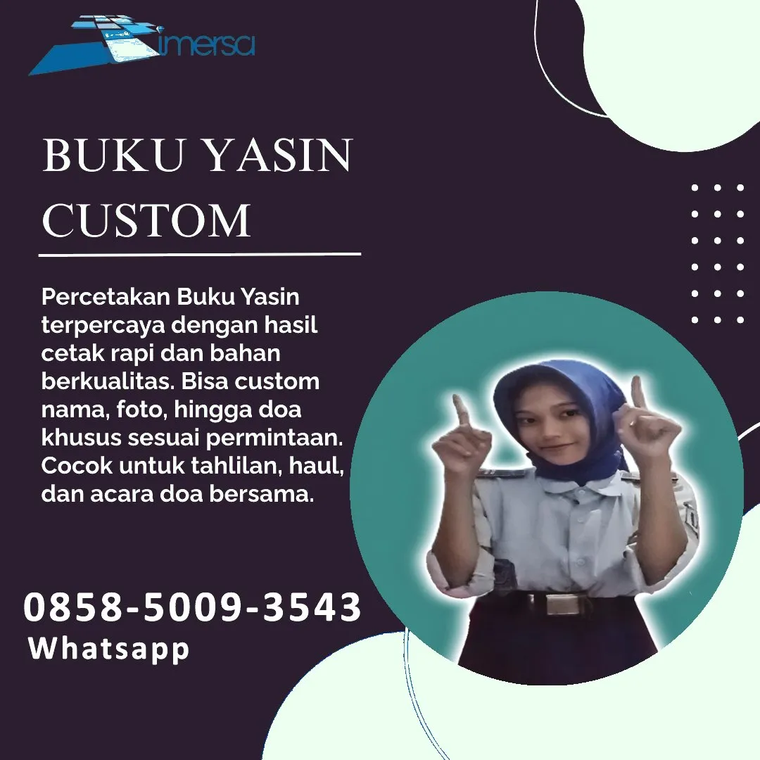 0858-5009-3543 (WA) Jasa Cetak Buku Yasin Gresik, Tempat Cetak Buku Yasin di Gresik, Cetak Buku Yasin Custom Gresik, Cetak Buku Yasin Murah Gresik, Buku Yasin dan Tahlil Gresik, Cetak Buku Yasin Terdekat Gresik, Jual Buku Yasin di Gresik