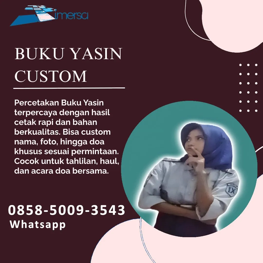 Cetak Buku Yasin Cianjur 0858-5009-3543 (WA)