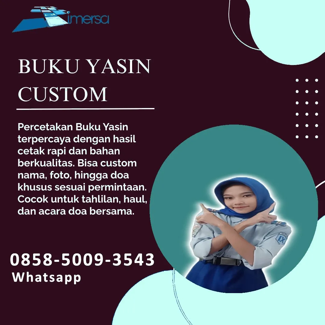 0858-5009-3543 (WA) Jasa Cetak Buku Yasin Subang, Tempat Cetak Buku Yasin di Subang, Cetak Buku Yasin Custom Subang, Cetak Buku Yasin Murah Subang, Buku Yasin dan Tahlil Subang, Cetak Buku Yasin Terdekat Subang, Jual Buku Yasin di Subang