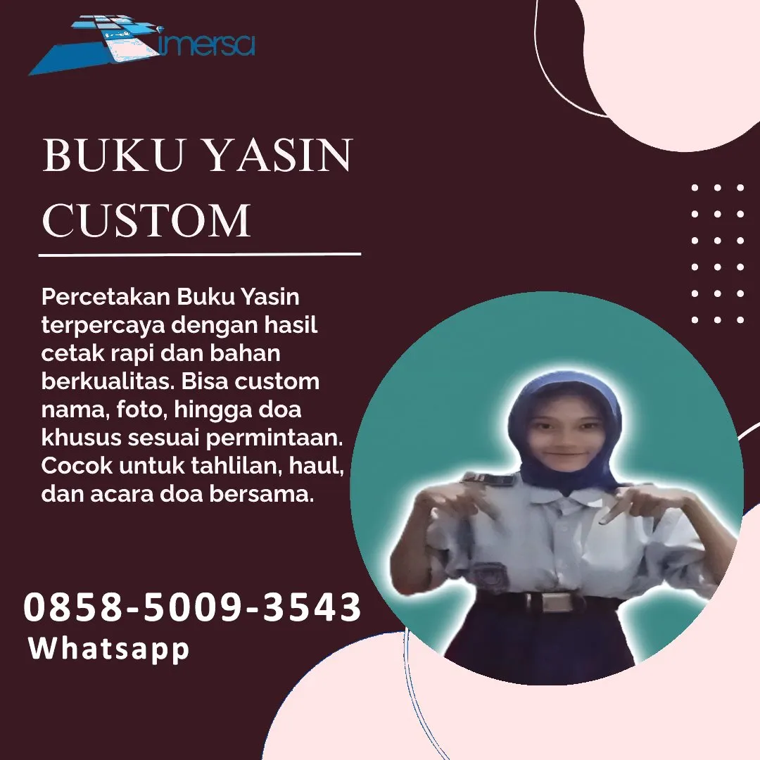 Cetak Buku Yasin Sukabumi 0858-5009-3543 (WA)