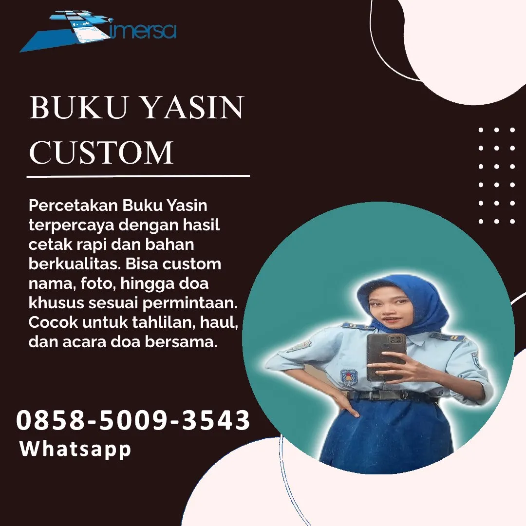 Cetak Buku Yasin Cikarang Pusat 0858-5009-3543 (WA)