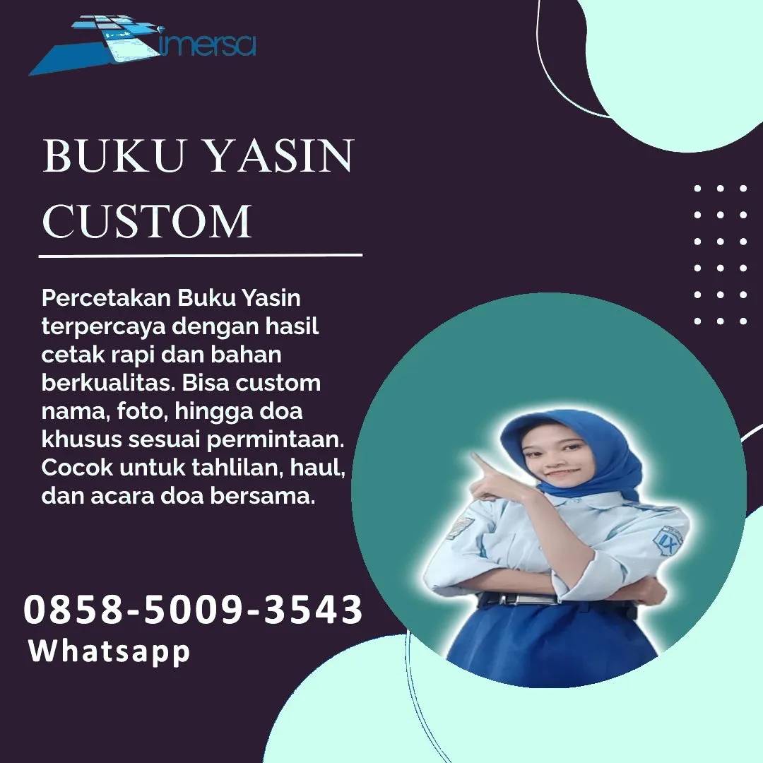 0858-5009-3543 (WA) Jasa Cetak Buku Yasin Singaparna, Tempat Cetak Buku Yasin di Singaparna, Cetak Buku Yasin Custom Singaparna, Cetak Buku Yasin Murah Singaparna, Buku Yasin dan Tahlil Singaparna, Cetak Buku Yasin Terdekat Singaparna, Jual Buku Yasin di Singaparna