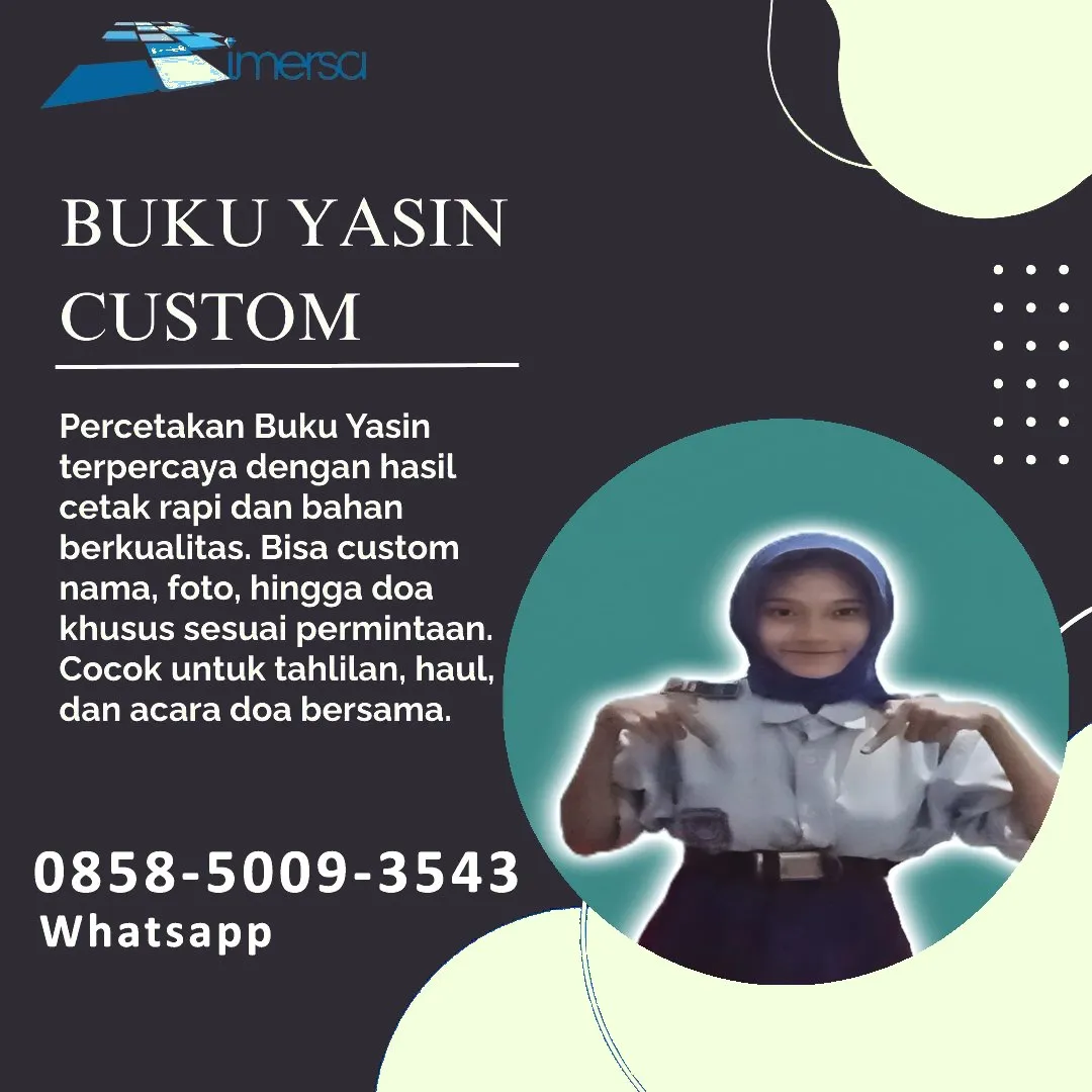 0858-5009-3543 (WA) Jasa Cetak Buku Yasin Jakarta Barat, Tempat Cetak Buku Yasin di Jakarta Barat, Cetak Buku Yasin Custom Jakarta Barat, Cetak Buku Yasin Murah Jakarta Barat, Buku Yasin dan Tahlil Jakarta Barat, Cetak Buku Yasin Terdekat Jakarta Barat, Jual Buku Yasin di Jakarta Barat