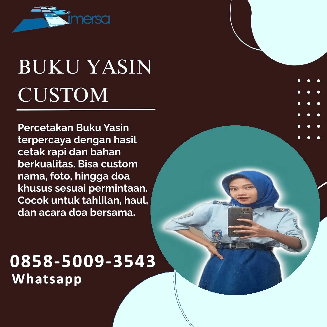 0858-5009-3543 (WA) Jasa Cetak Buku Yasin Jakarta Pusat, Tempat Cetak Buku Yasin di Jakarta Pusat, Cetak Buku Yasin Custom Jakarta Pusat, Cetak Buku Yasin Murah Jakarta Pusat, Buku Yasin dan Tahlil Jakarta Pusat, Cetak Buku Yasin Terdekat Jakarta Pusat, Jual Buku Yasin di Jakarta Pusat